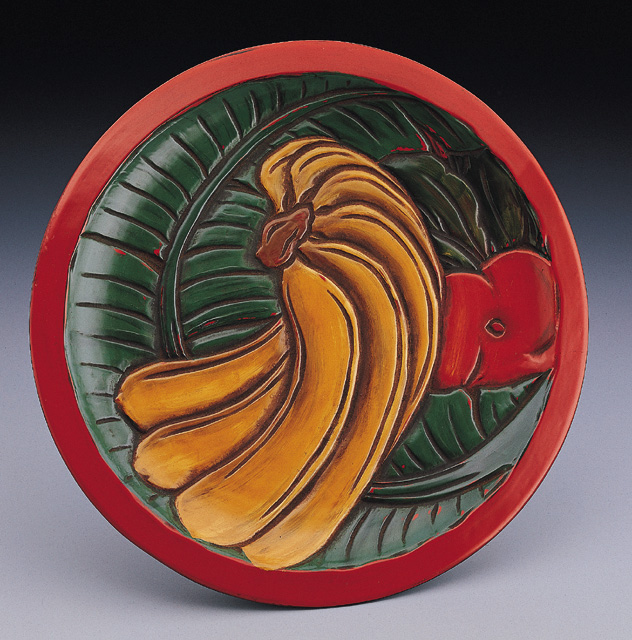 香蕉彫刻漆盤