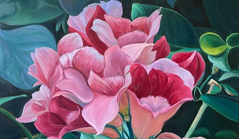 《 花語·人生 》—黃秀梨油畫個展
