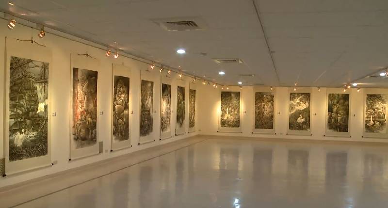 網路藝廊--鄉野傳情 塗文超水墨畫展